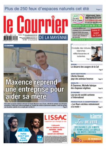 ÉCONOMIE :  Maxence reprend une entreprise pour aider sa mère